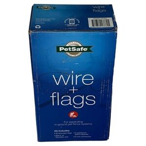 PetSafe Fence Wire and Flag Kit 500ft Wire 50 Boundary Flags For In Ground Fence